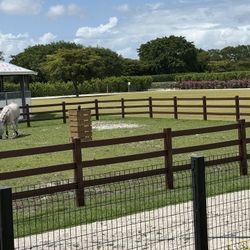 HDPE Derby fencing. 1,680 Linear Feet