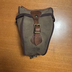 Frost River Waxed Canvas Leather Saddle Bike Seat Bag