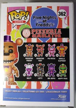 ROCKSTAR FREDDY FIVE NIGHTS AT FREDDY FNAF PIZZA SIMULATOR FUNKO