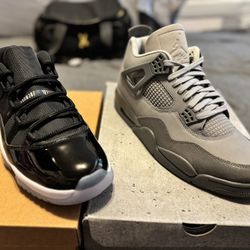 Jordan 11 Low Space Jam & Jordan 4 Paris Olympics - DS Size 12