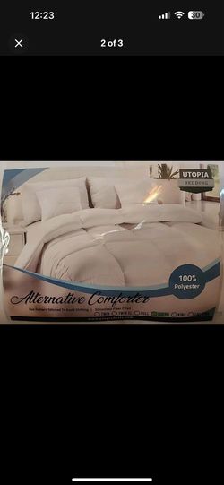 Utopia Bedding Down Alternative Comforter (Queen, White) - All Season Comforter