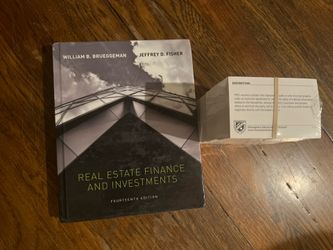 FREE Real Estate Finance & Investments – 14th Edition (College Text) + Exam Prep Flashcards