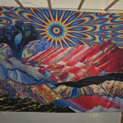 Hippie Wall Tapestry 92.5L x 70.8W"