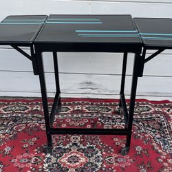 Small Black Folding Table 
