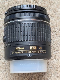 Nikon af-p 18-55mm VR lens like new