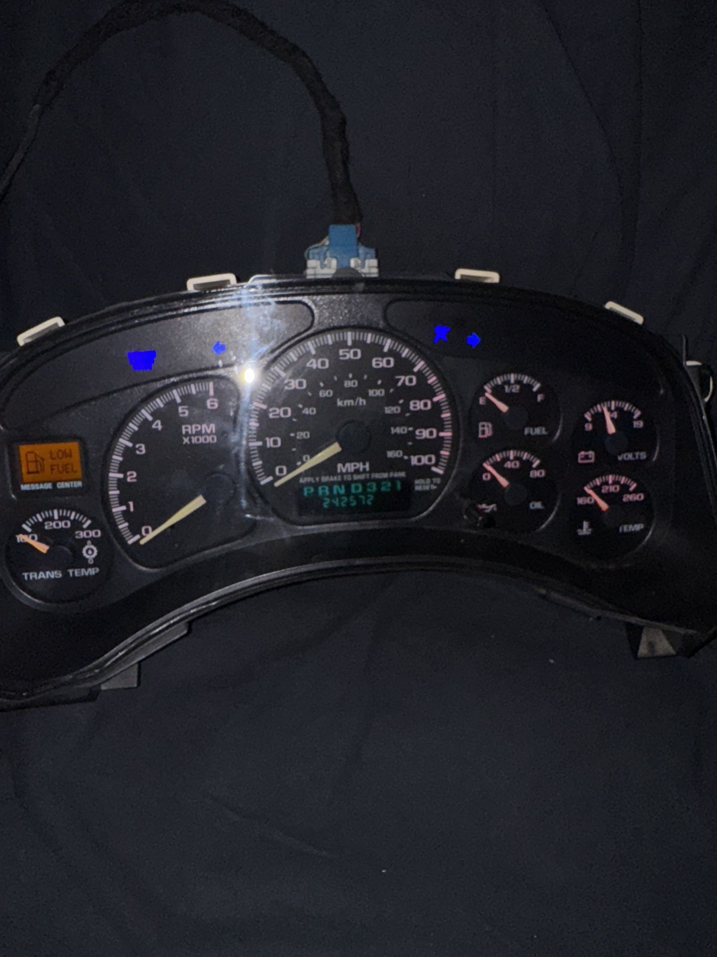 Silverado HD Gauge Cluster GAS