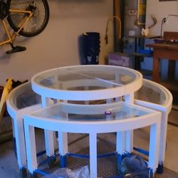 Retail Display Glass Table 