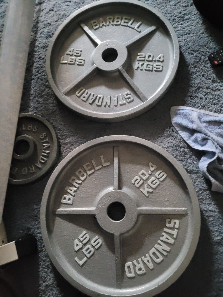 OLYMPIC 45LB WEIGHT Plates