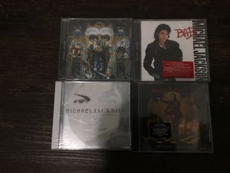 For Michael Jackson CDs never been opened special edition
