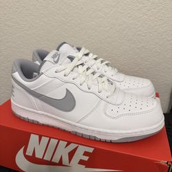 White/Gray  Nike Low