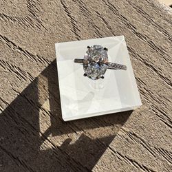 3.50ct Oval Diamond Ring 