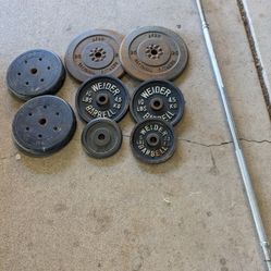 1 Inch Weights And Barbell 