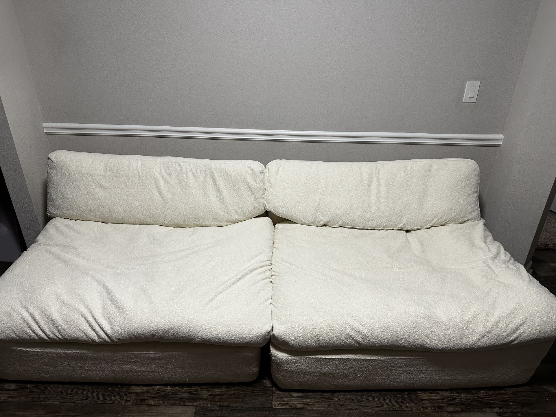 White “boneless” Couch