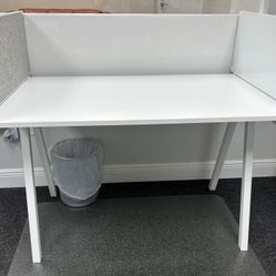 Trotten White Office Desk 