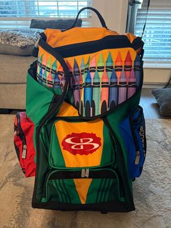 Boombah Rolling Baseball Bat Bag