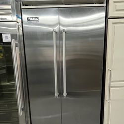 Viking Professional Side By Side Built In 42” Refrigerator Stainless New
