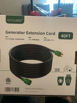brand new in box generator extension cord