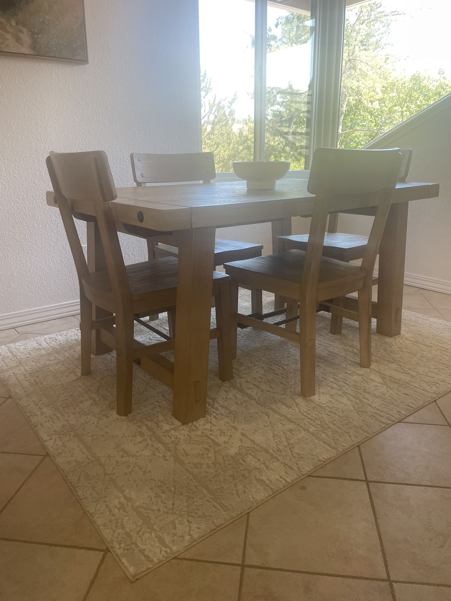 Pottery Barn Benchwright Dining Set In Seadrift for Sale in Rocklin, CA