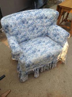 Floral Armchair