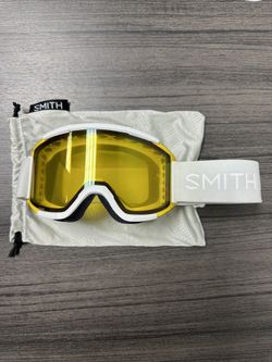 Smith Squad Goggles - White Frame - Yellow Lens - New - Jet Ski, Snowboard, Skiing