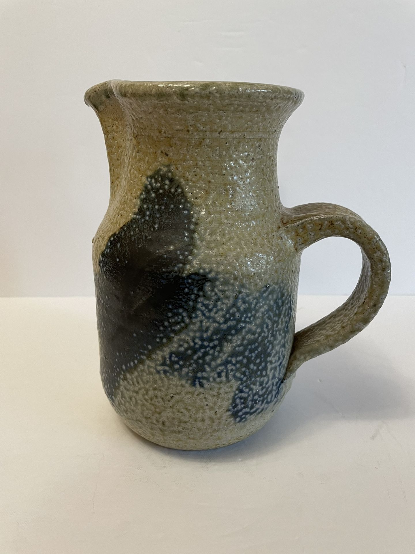Studio Hand Throw Pottery Pitcher Signed