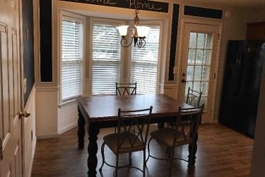 Table with four chairs