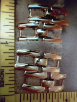 Estate piece of clip on metal earrings