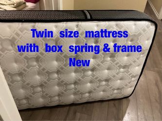 Twin size mattress NEW (have 2)  -  $400  a  set