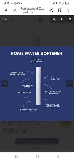 Nuvo H2O Home Softener Cartridge