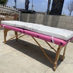 Massage Bed + Cushion Topper 