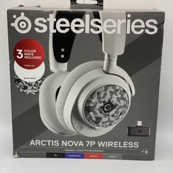 SteelSeries Arctis Nova 7P Wireless Gaming Headset, 3 Color, 61562
