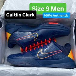 Nike Kobe 5 Caitlin Clark Size 9 Men. 100% Authentic
