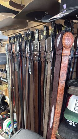 Leather belts