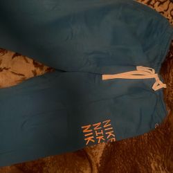 Blue nike sweats