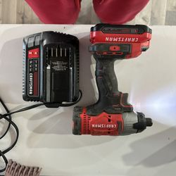 Craftsman V20 Cordless Impact Driver Kit - Battery & Charger Included