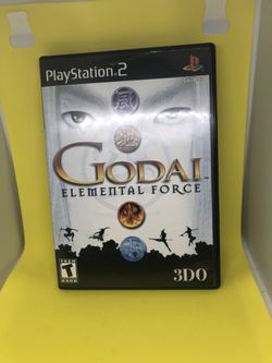 Godai Elemental Force Playstation 2 PS2 Video Game Tested- Fast Shipping!