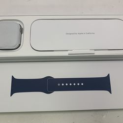 Apple Watch Series 9 45mm Silver SS Blue M/L GPS + Cellular 