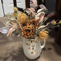 beautiful flower pot for real or fake flowers