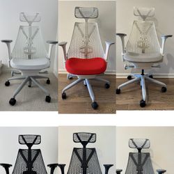 Herman Miller Sayl Chairs w/ Headrest – Multiple Colors & Configs（ starting price)