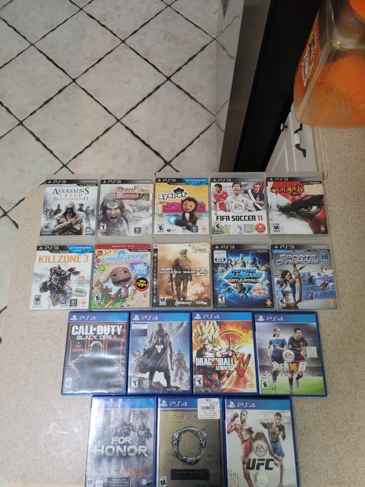 PS3/PS4 Games