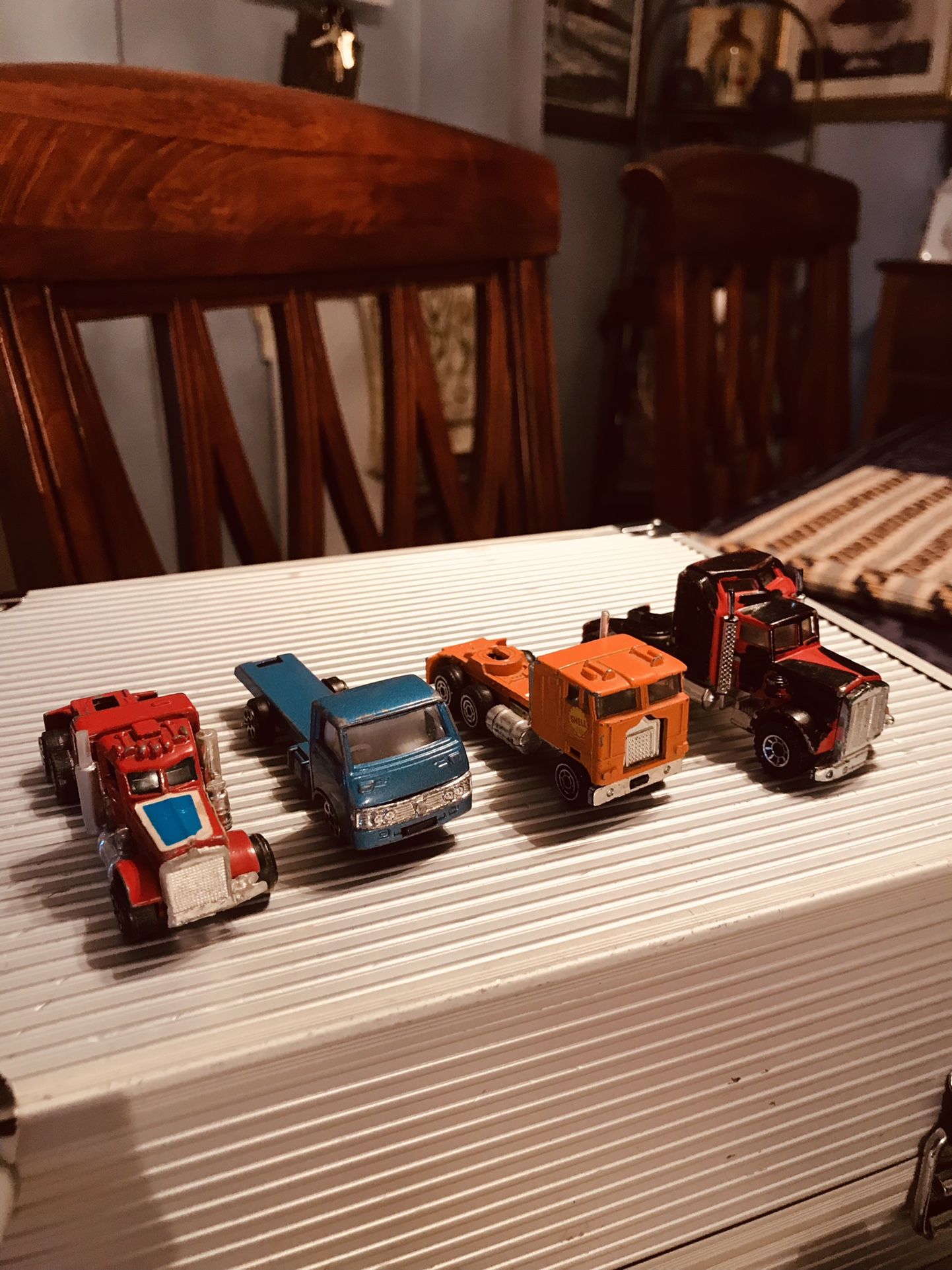 (4) Vintage Trucks In Okay Condition, Please View Pics And Read Description