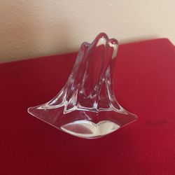 Daum France crystal Nautical Sculpture 