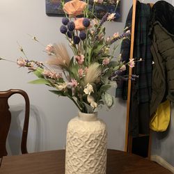 Artificial Flower Bundle With Vase