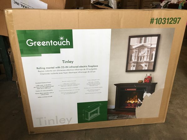 Rolling Mantel Infrared Electric Fireplace For Sale In Miami Fl