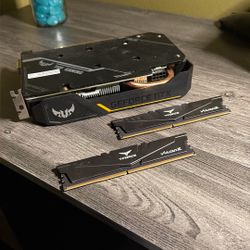 GTX 1660 TI Graphics Card - 16 Gig Ram Sticks