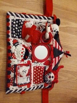 Crib sensory and sound toy