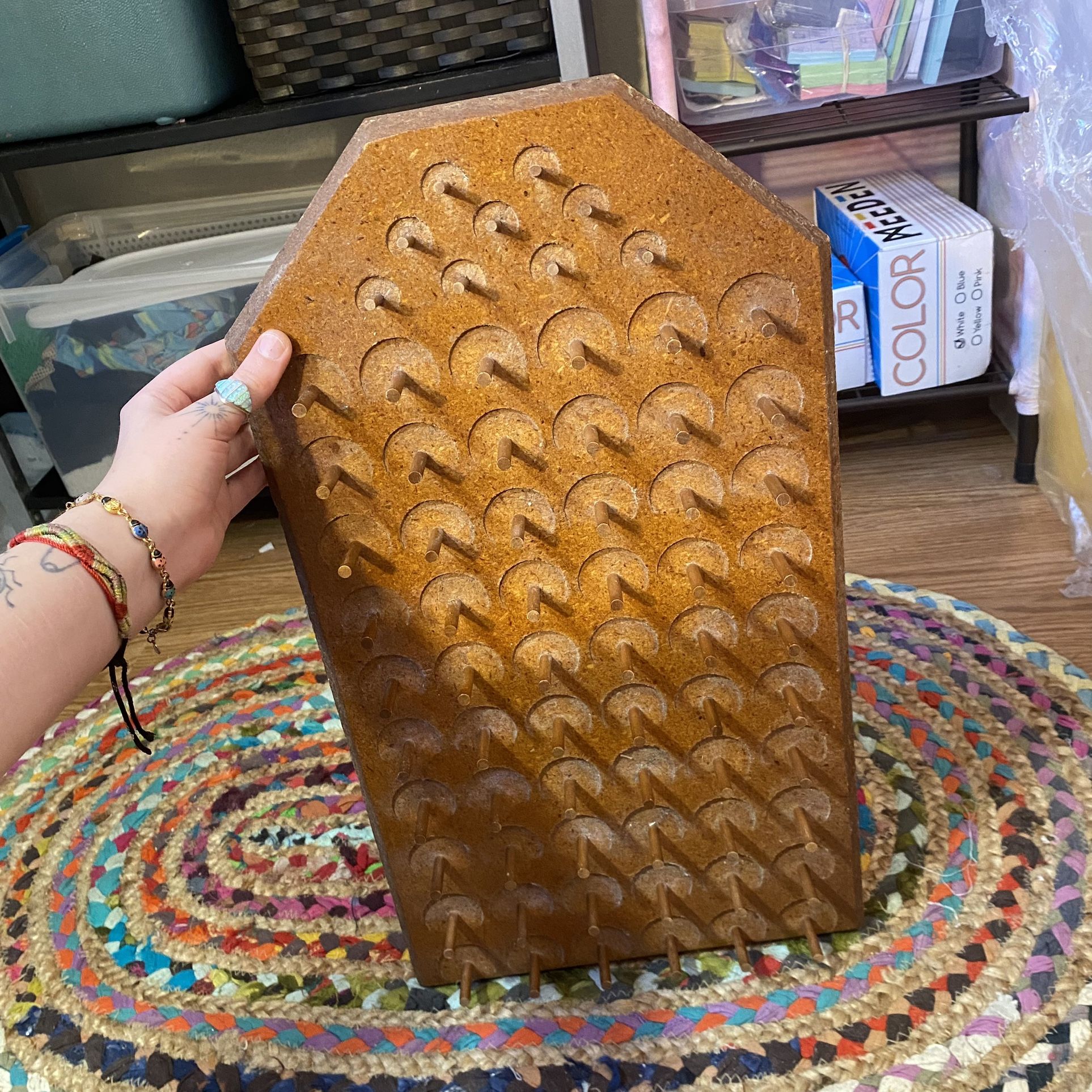 Vintage Thread Spool Storage