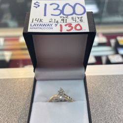 gold Diamond Ring 