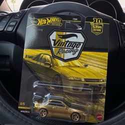 HOT WHEELS VINTAGE RACING NISSAN SKYLINE GT-R BNR32 CAR CULTURE GOLD CHASE 0/5