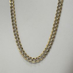 Two Tone Gold Chain Necklace 